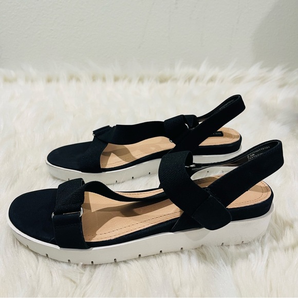 Women’s Steven by Steven Madden Gitty Wedge Black Sandals Size 8.5 US! - Picture 5 of 11